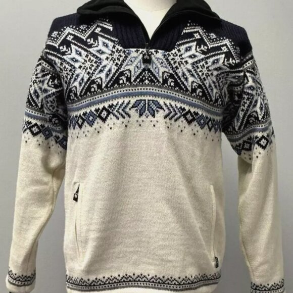 $495! NWT Men's Dale of Norway Vail Wool Windproof Sweater - Small - Picture 3 of 7